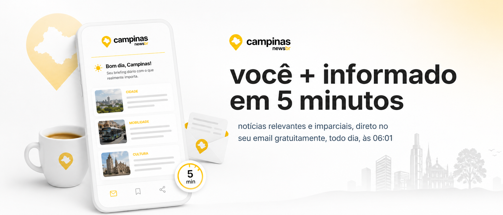 você + informado em 5 minutos — Campinas News Br