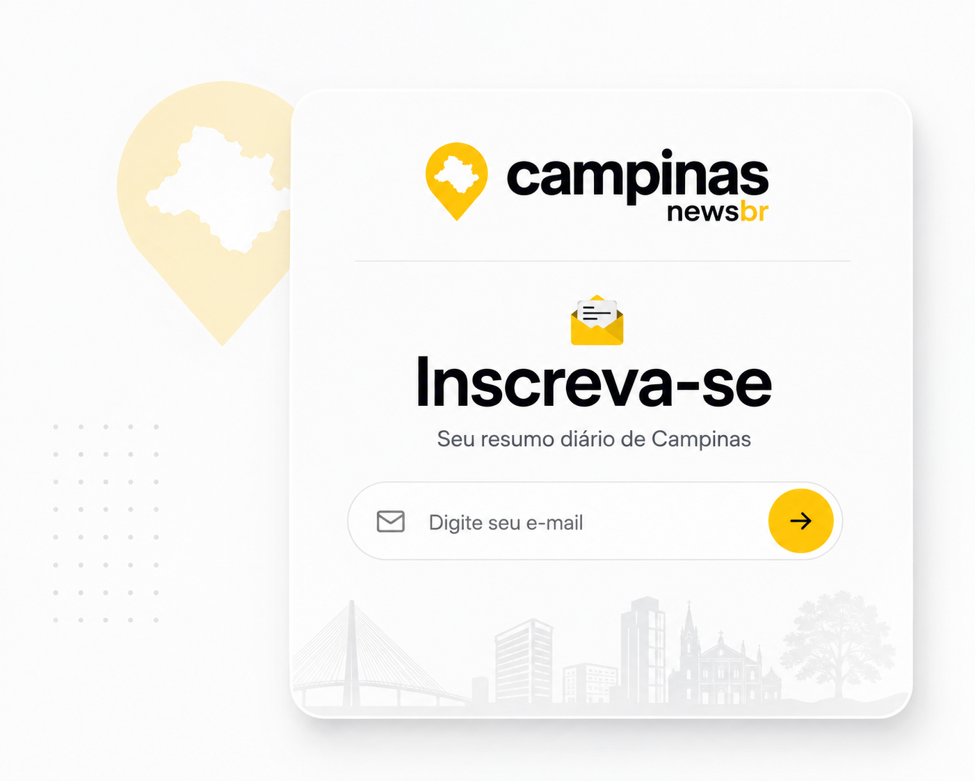 Tela de inscrição Campinas News Br